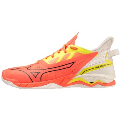 Zapatillas Balonmano Mizuno WAVE Mirage 5 Mujer Rojos / Negros / Amarillos - Chile M358IVJRUG
